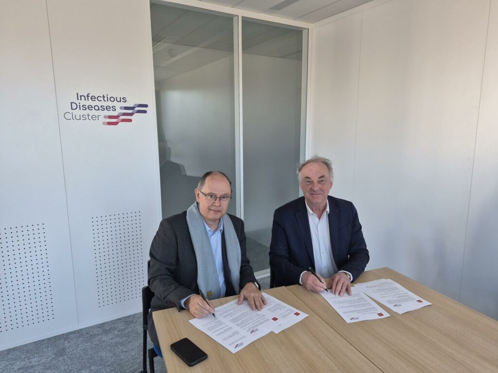 François Daviaud, Directeur de la recherche fondamentale du CEA et Bruno Lina, Président d’IDCluster